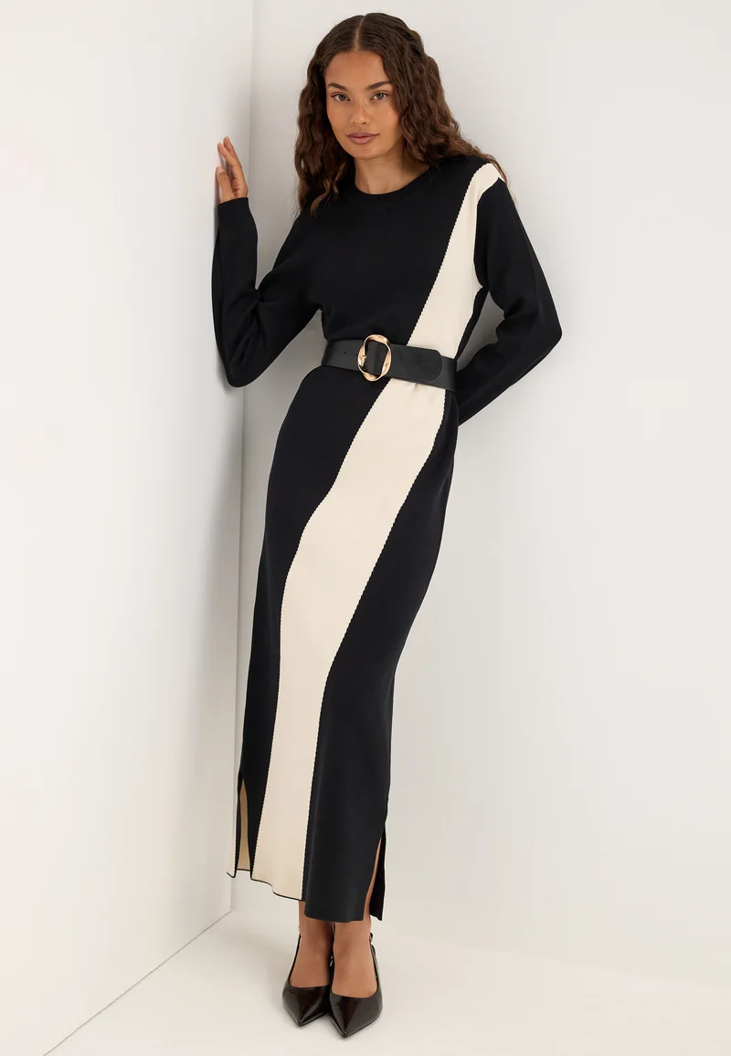 Objestra Kelly L/S RE KNIT DRESS