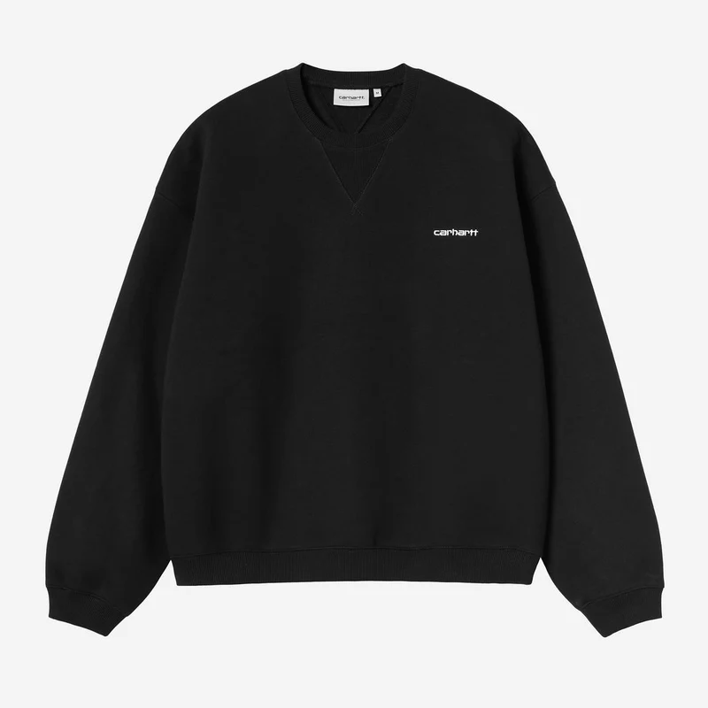 Carhartt WIP Herr Ebbert Sweatshirt | Svart Vit