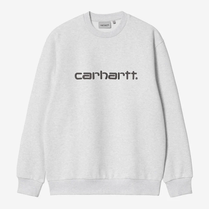 Carhartt WIP Herr Carhartt Tröja | Ash Heather Graphite