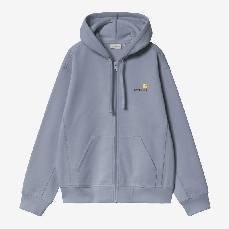 Carhartt WIP Herrhuvade American Script Jacka | Skuggig blå