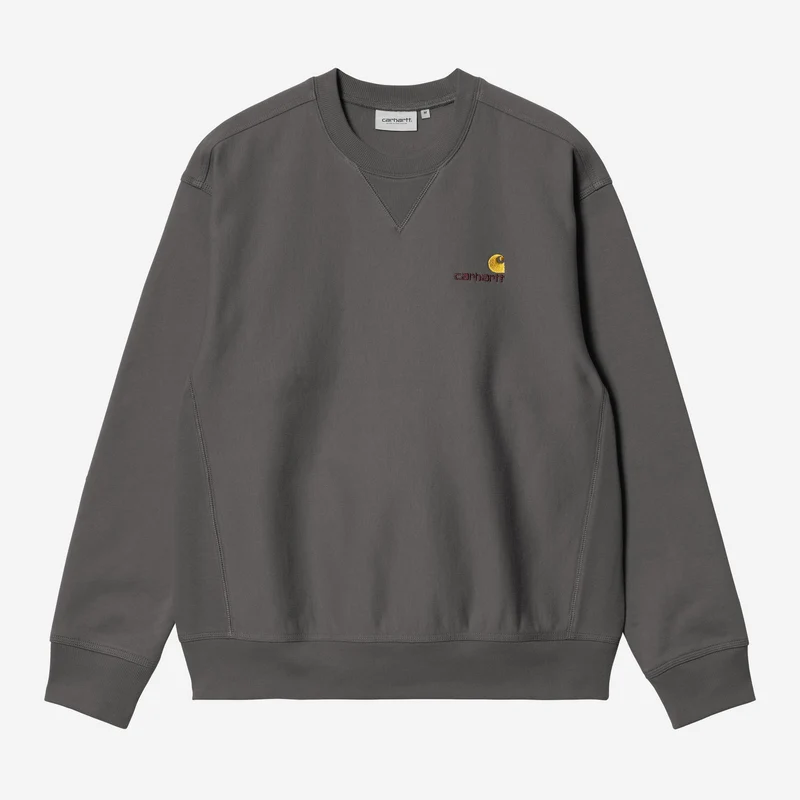 Carhartt WIP Herr American Script Träningstopp | Grafit