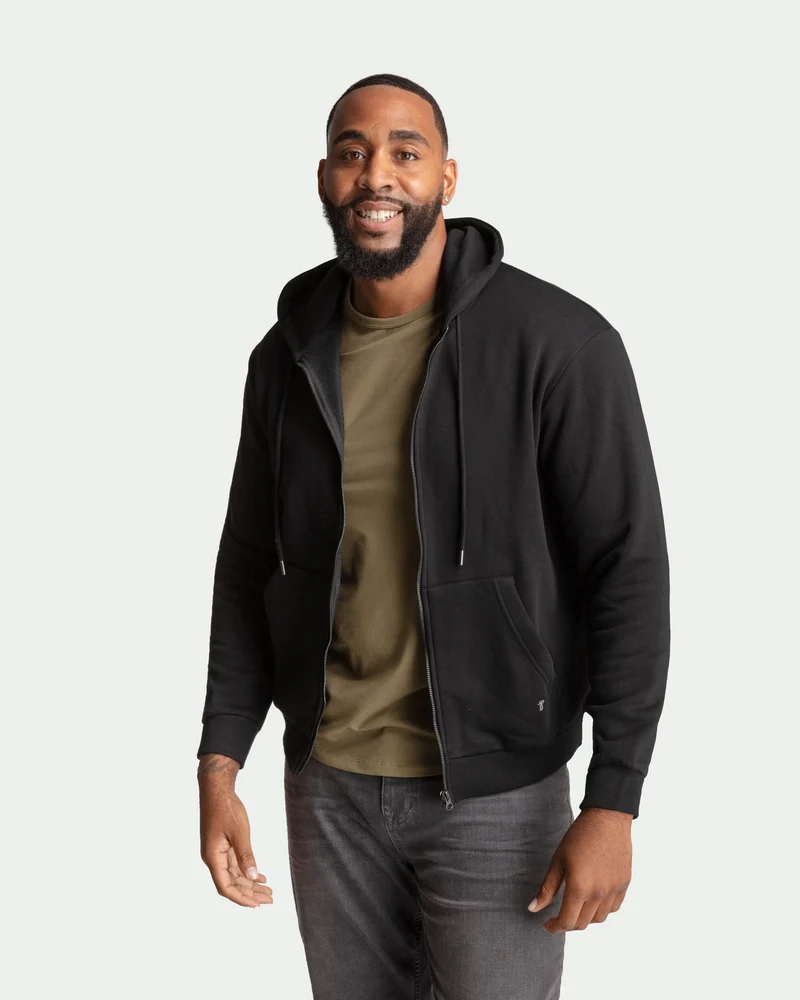Full Zip Hoodie / Black