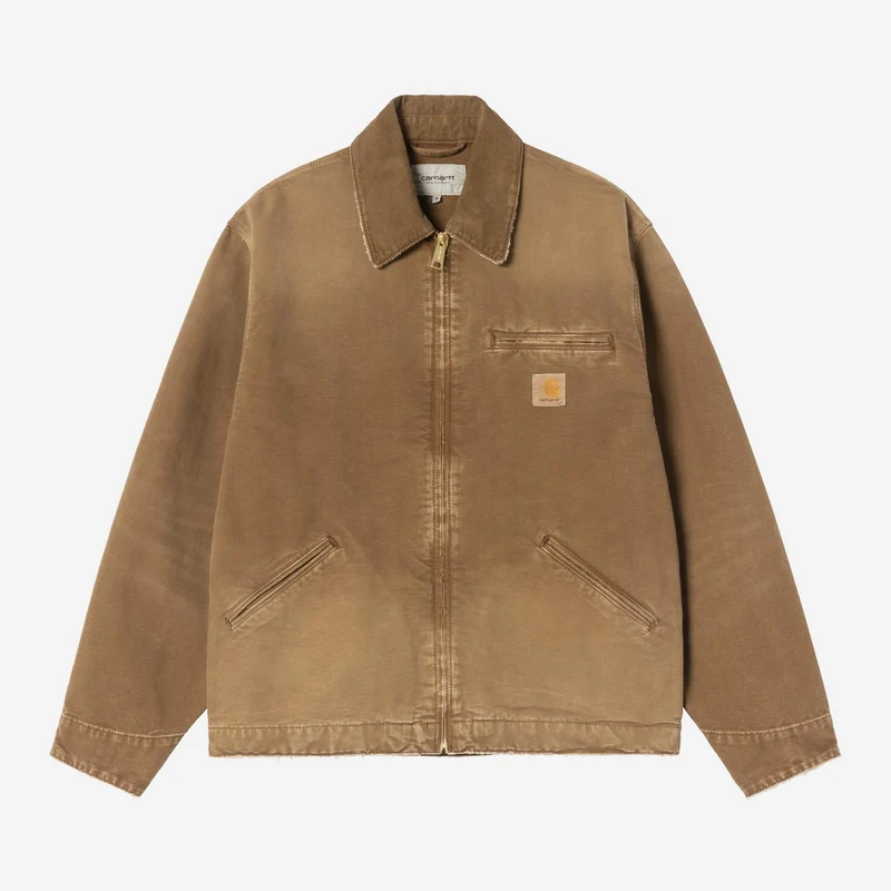 Carhartt WIP Herr OG Detroit Jacka | Hamilton Brun Destroy Wash