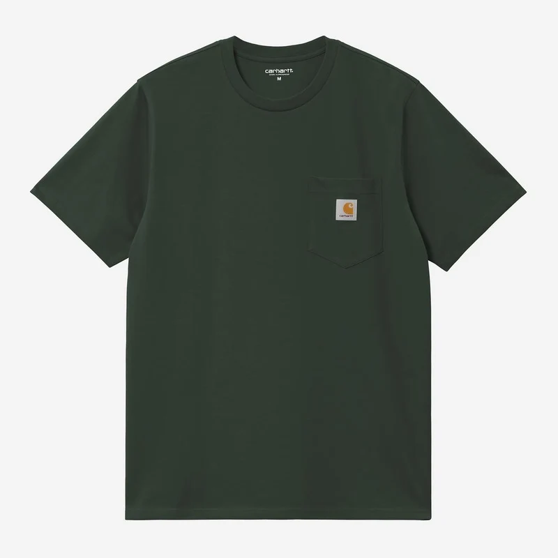 Carhartt WIP Herr T-shirt med ficka | Mörk Scarab