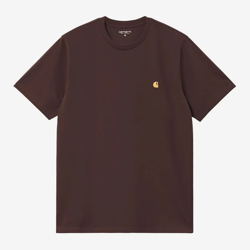 Carhartt WIP Herr Chase Kortärmad T-shirt | Palisander