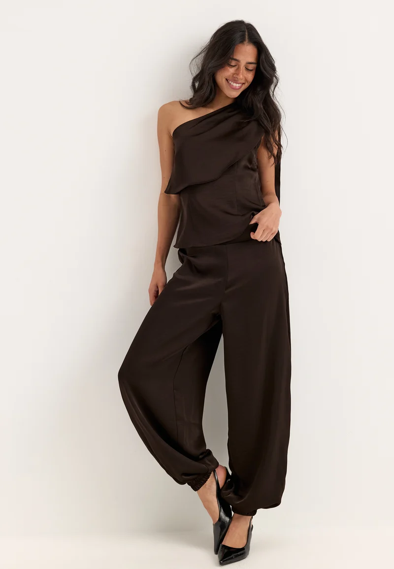 Satin Balloon Trousers