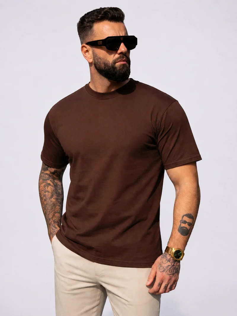 Frankies T-Shirt Brown