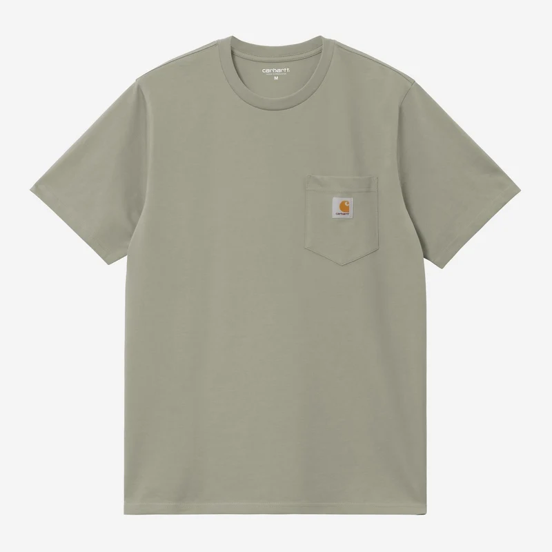 Carhartt WIP Herr T-shirt med ficka | Skuggig grön