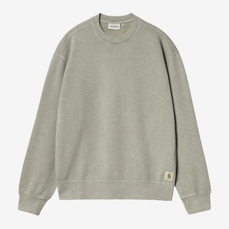 Carhartt WIP Caspian Sweatshirt Herr | Skuggig Grön Heather Garment Dyed