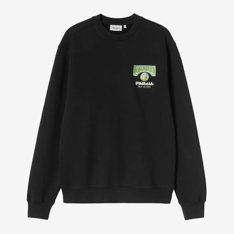 Carhartt WIP Herr Pinball Tröja | Svart