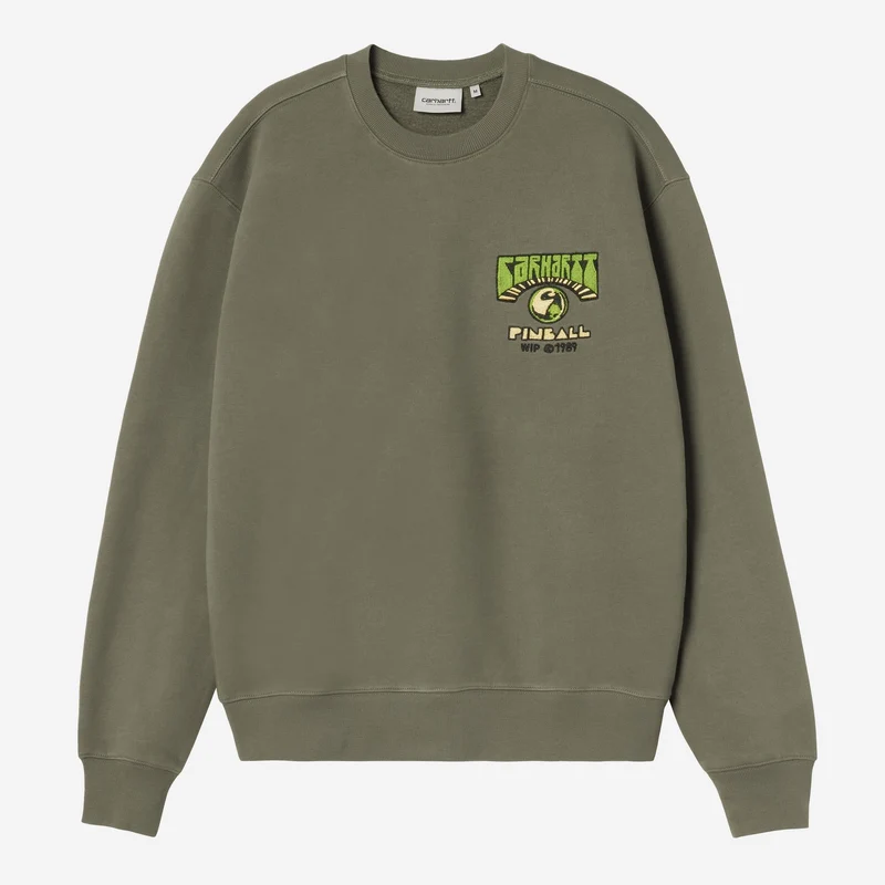 Carhartt WIP Herr Pinball Tröja | Löv