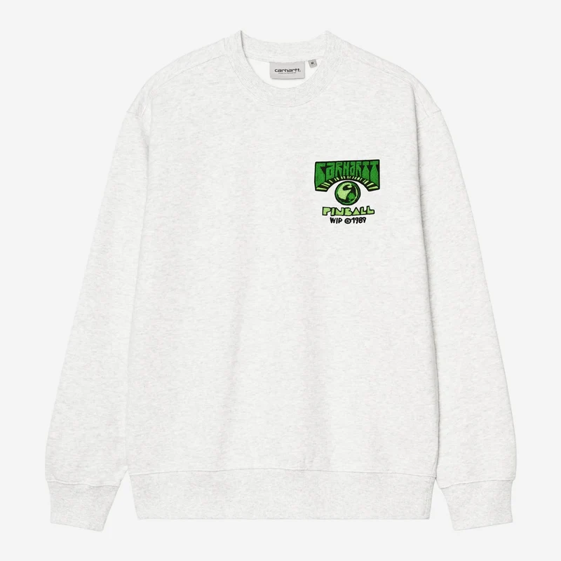 Carhartt WIP Herr Pinball Tröja | Ash Heather