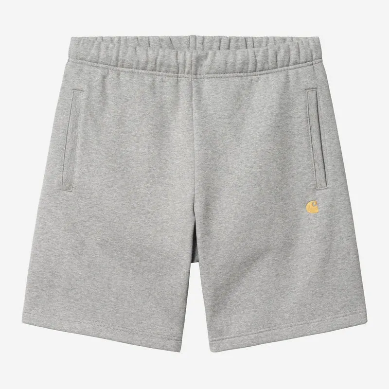 Carhartt WIP Herr Chase Sweat Shorts | Grå Ljung