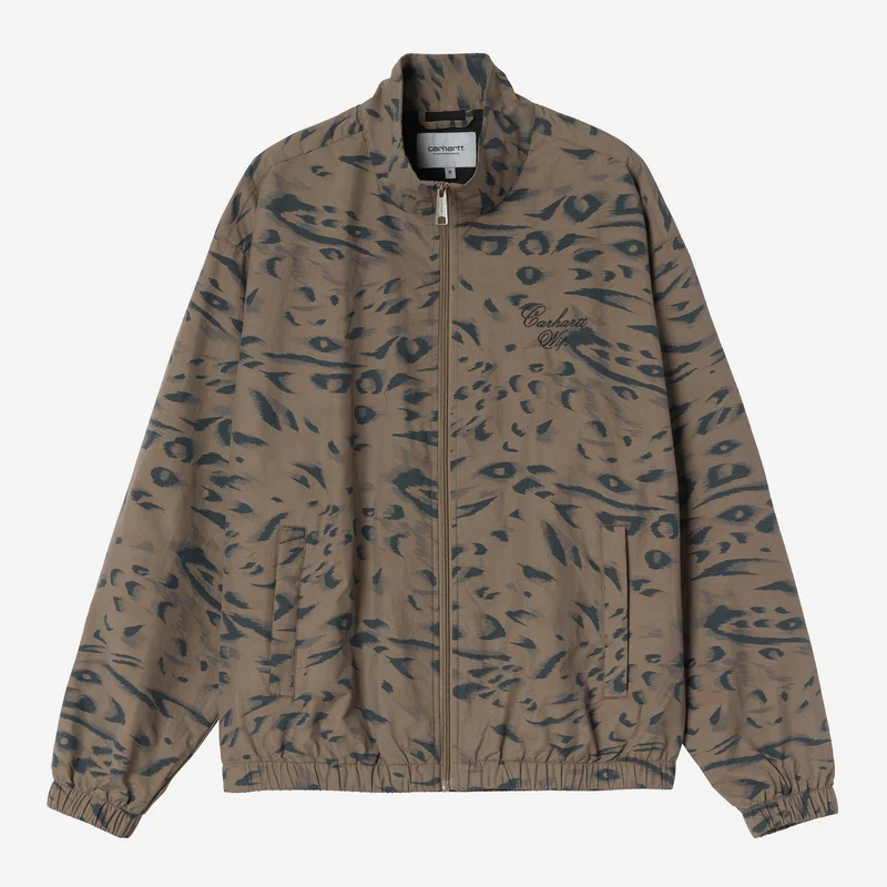 Carhartt WIP Travon jacka för män | Ankfjädermönster i cypress