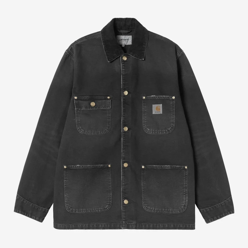 Carhartt WIP Herr OG Chore-kappa | Svart Destroy Wash