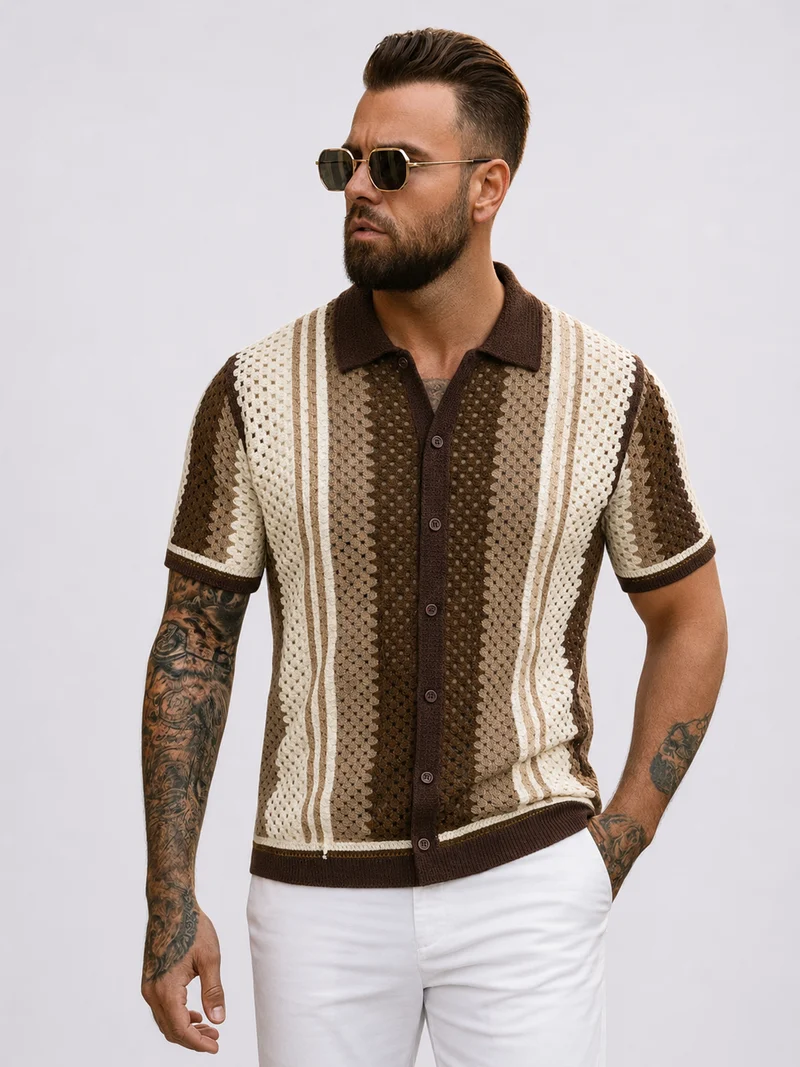 Sorrento Resort Shirt Brown