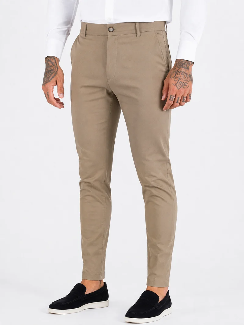 Pantalon Regular Fit Khaki