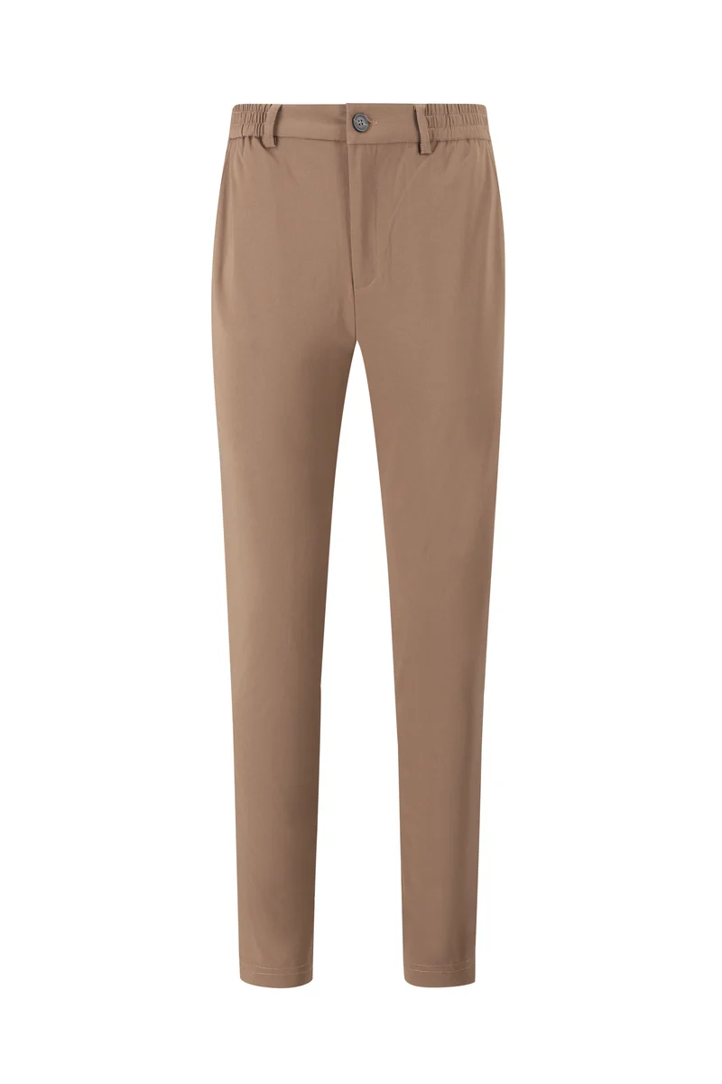 Slim Fit Pantalon Brown