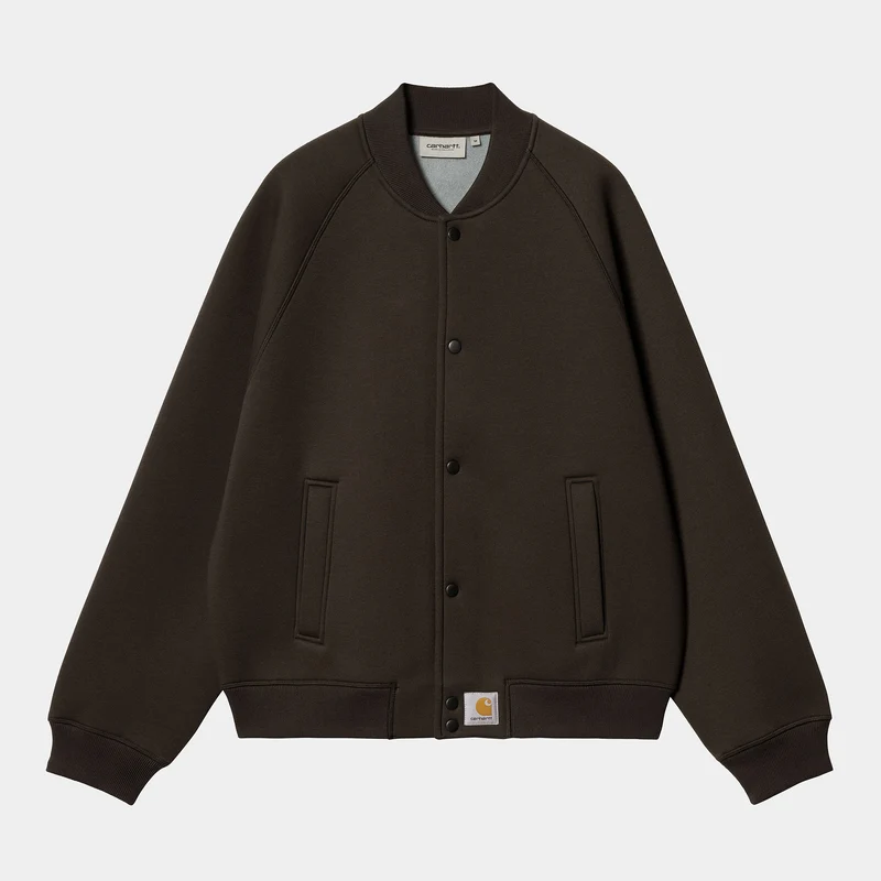 Carhartt WIP Mens Car-Lux Bomber Liner - Tobak / Grå