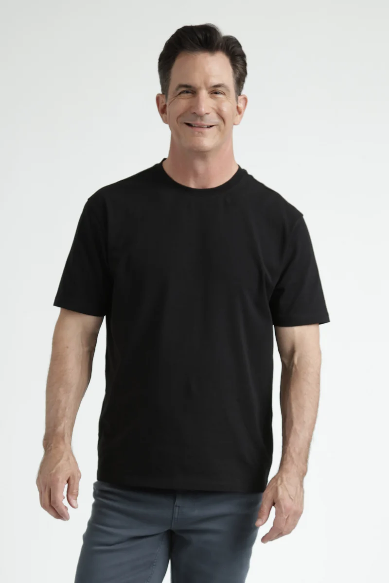 Organic Crew Neck T-Shirt (Relaxed Fit)