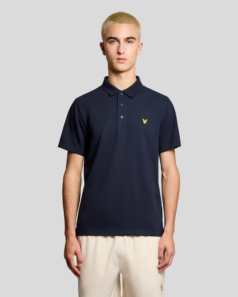 Lyle & Scott Herr Sports Core pikétröja | Mörkblå