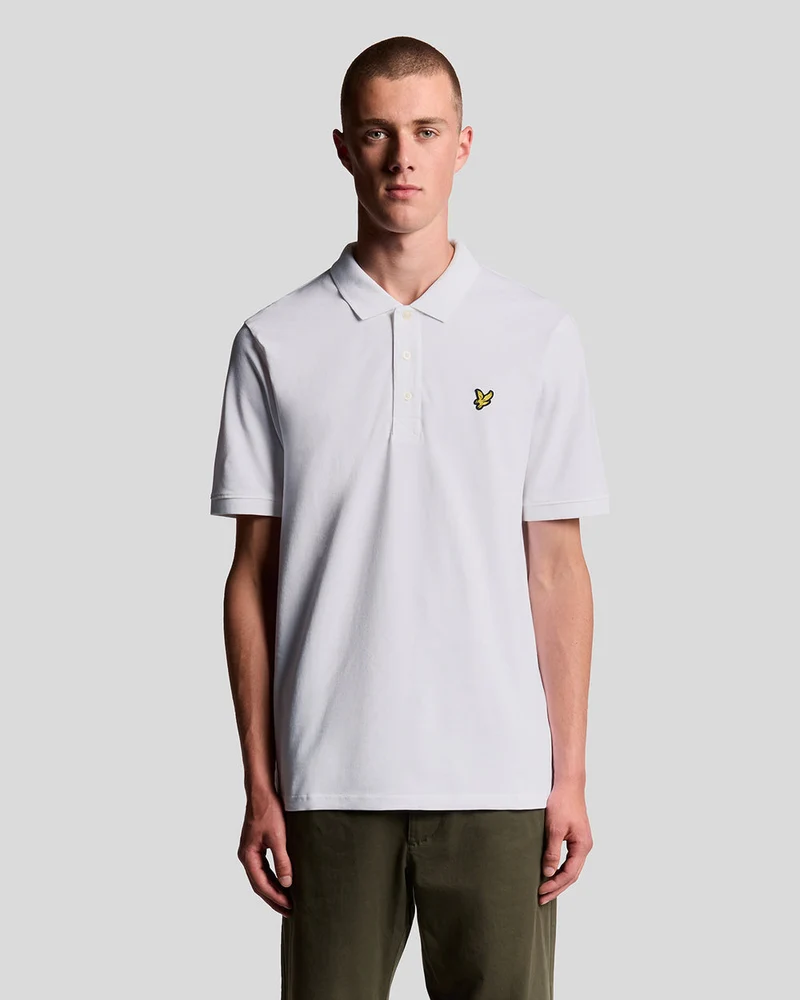 Lyle & Scott Herr Bomullspolo | Vit