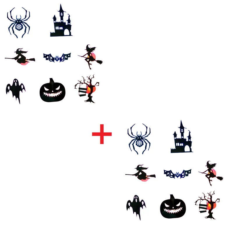 Ledsen™ HalloweenLights 1+1 GRATIS - Halloween LED Skal Och Stick Väggdekoration Ljus