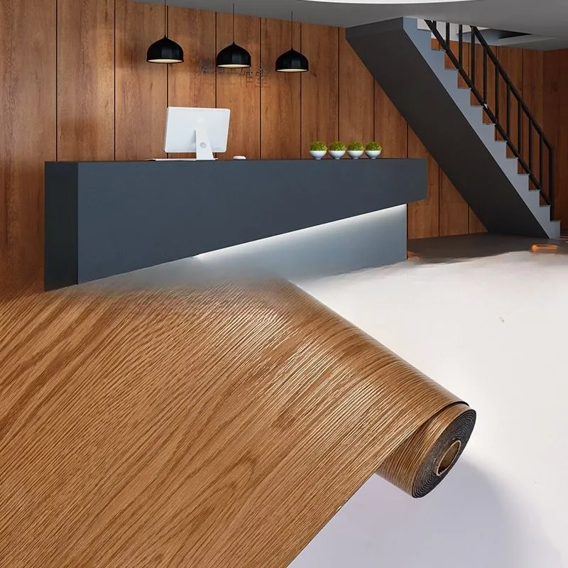 WoodCover: Trätexturerad Tryckdesign För Peel-And-Stick Täckfilm