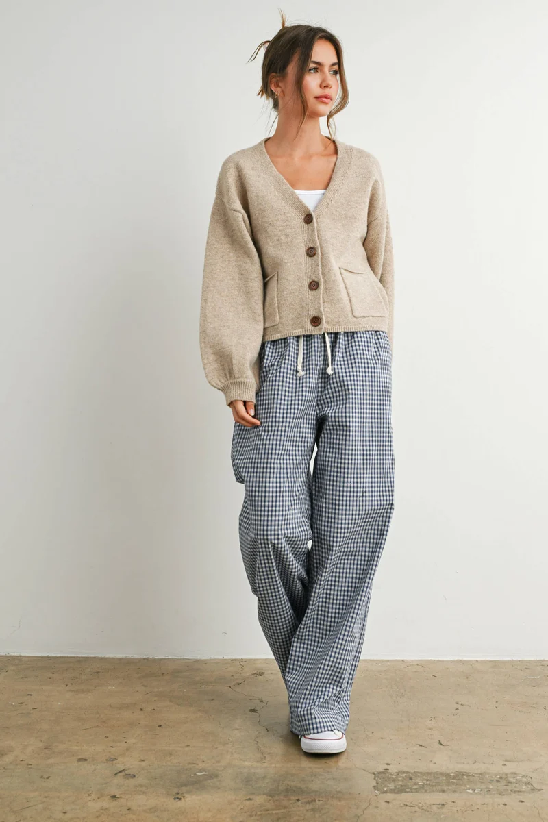 V-Neck Cardigan