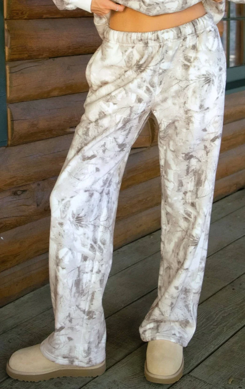 Light Woodland Camo Lounge Fleece Sweatpants