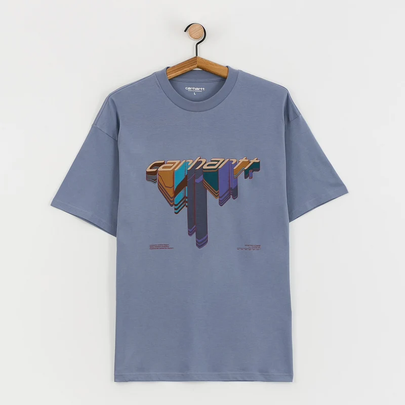 Carhartt WIP Herr Art Supply T-shirt - Bay Blue