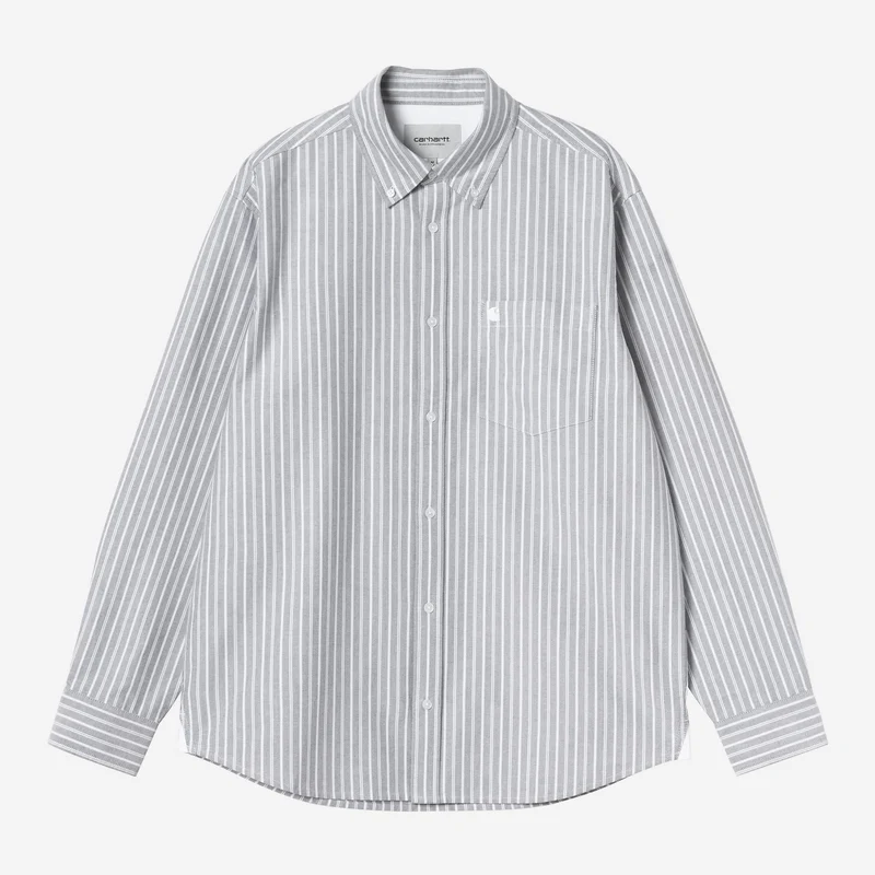 Carhartt WIP Randig Kanan-skjorta för män | Svart