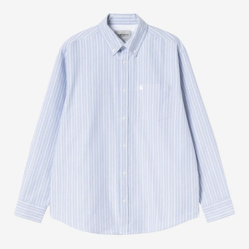 Carhartt WIP Randig Kanan-skjorta för män | Bleach