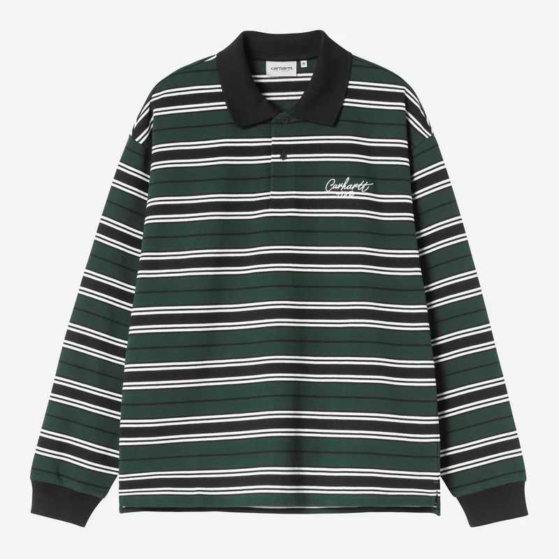 Carhartt WIP Herr Devitt Rugbytröja | Mörk Scarab