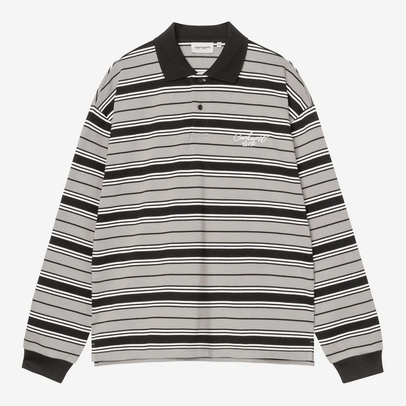 Carhartt WIP Herr Devitt Rugbytröja | Shady Grey