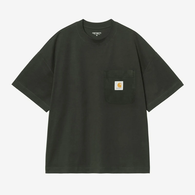 Carhartt WIP Herr T-shirt med fickor och arbetsficka | Raven