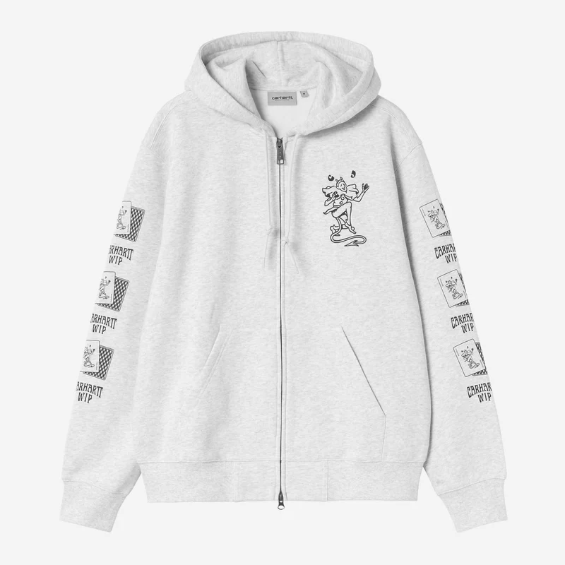 Carhartt WIP Herrkortluvtröja | Ash Heather