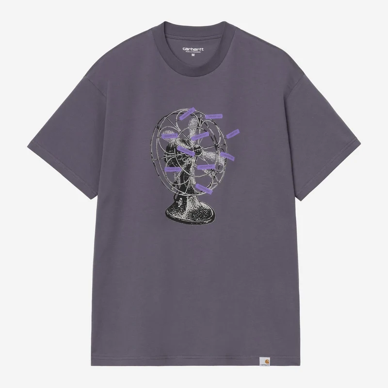 Carhartt WIP Herr Fan-T-shirt | Skuggig Lila