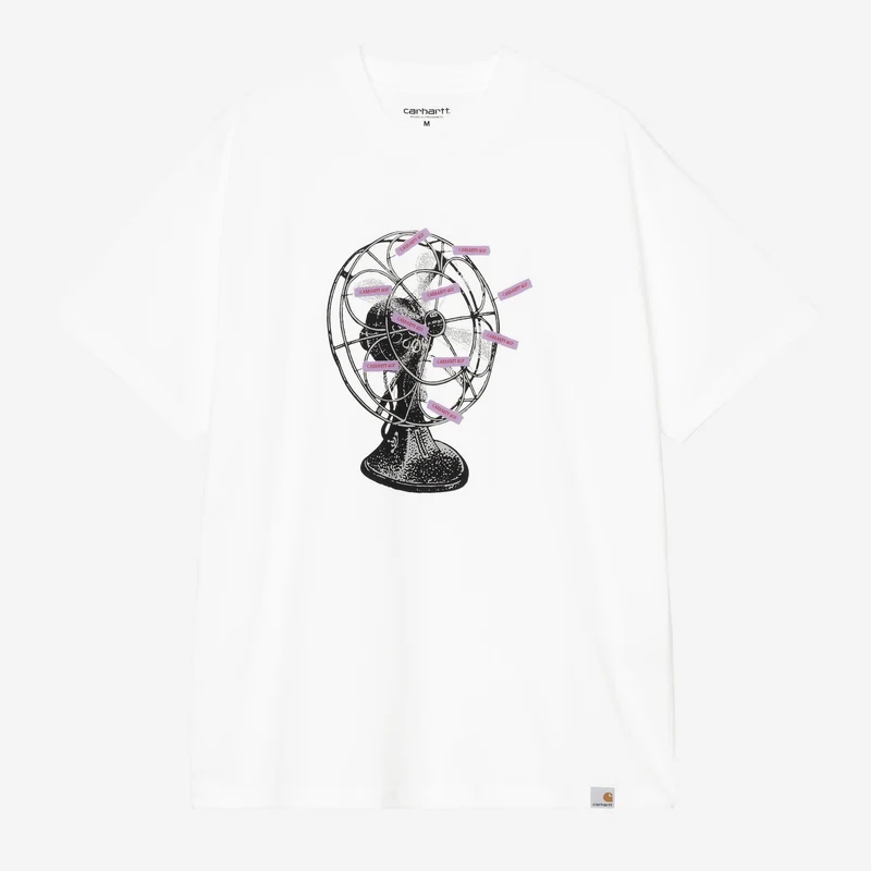 Carhartt WIP Herr Fan-T-shirt | Vit