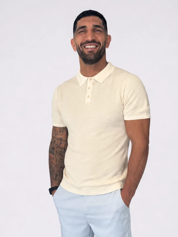Polo short sleeve Chicago beige