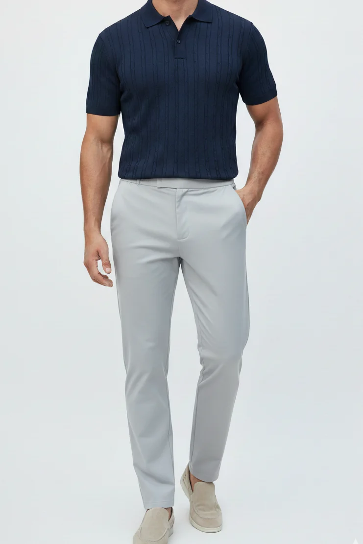 Pantalon jogger comfort light grey