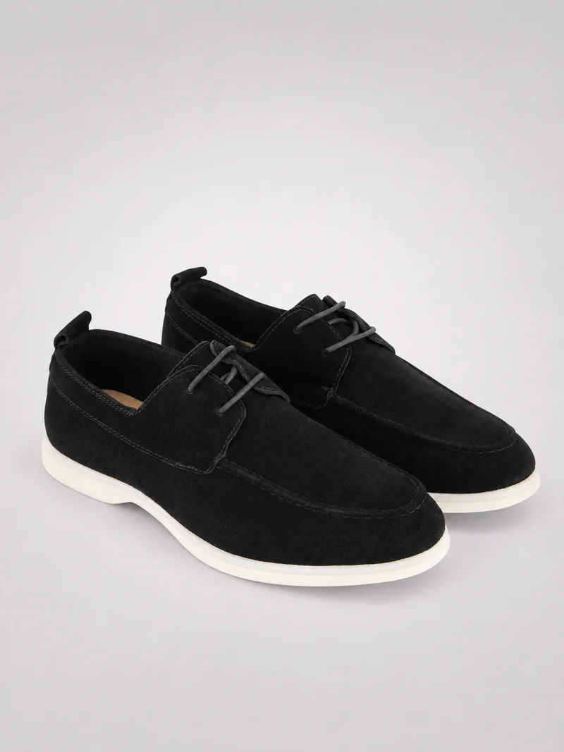 Loafer met veters Rio black