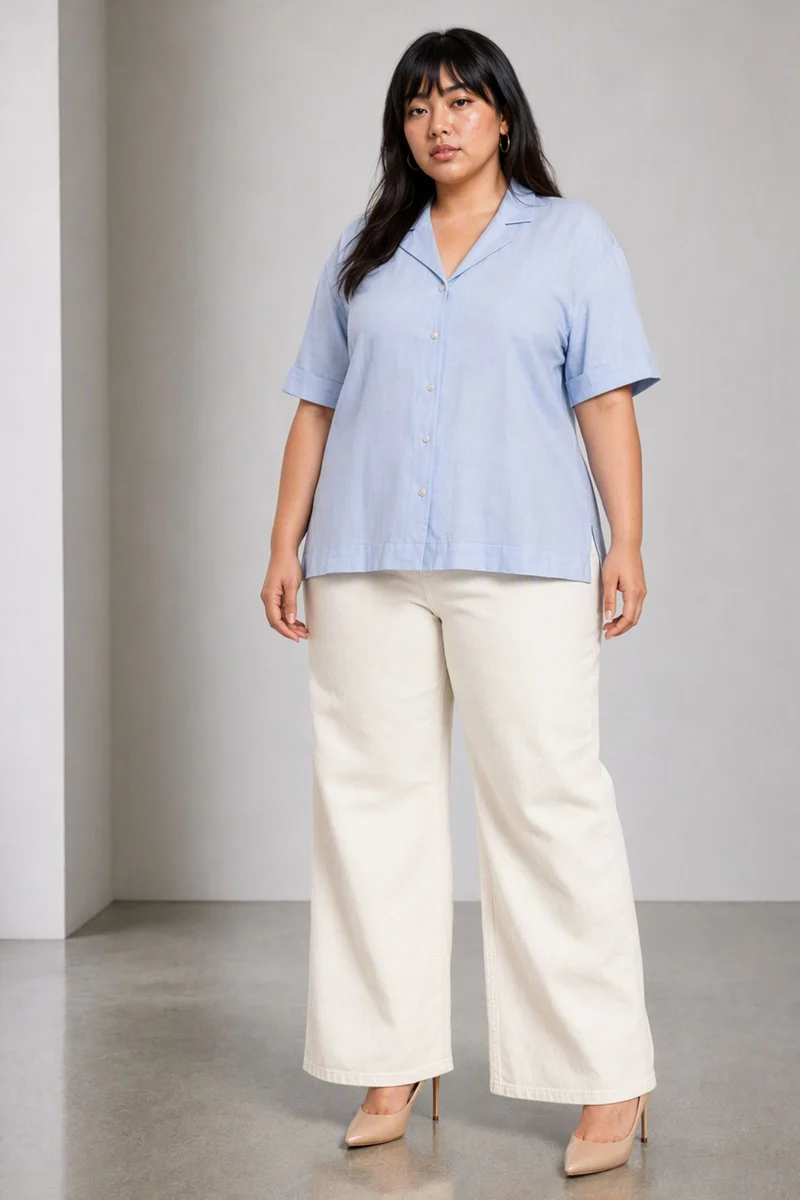 Alden|Cotton Relaxed Fit Shirt