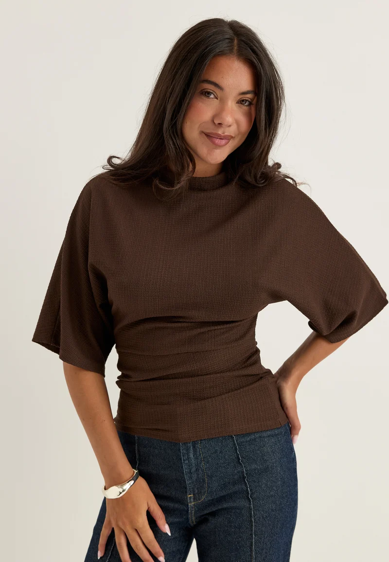 Funnel Neck Top