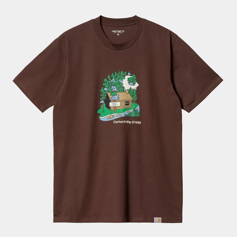 Carhartt WIP Herr Cabin Kortärmad T-shirt - Ale