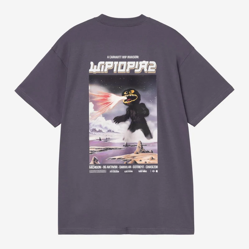 Carhartt WIP Herr Wiptopia II T-shirt | Skuggig Lila
