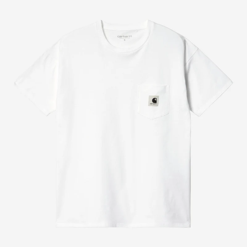 Carhartt WIP Dam T-shirt med fickor | Vit