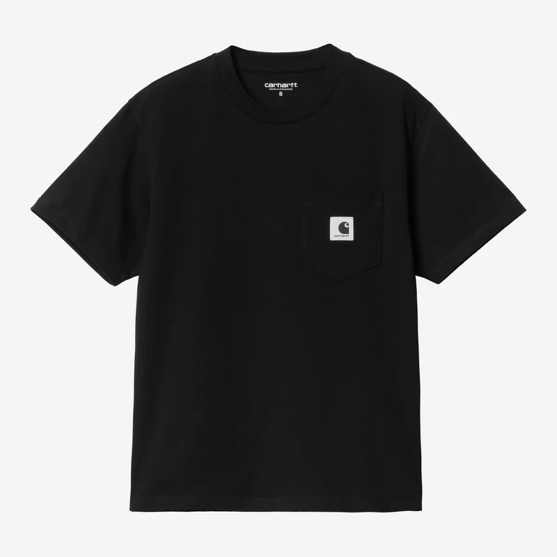 Carhartt WIP Dam T-shirt med fickor | Svart