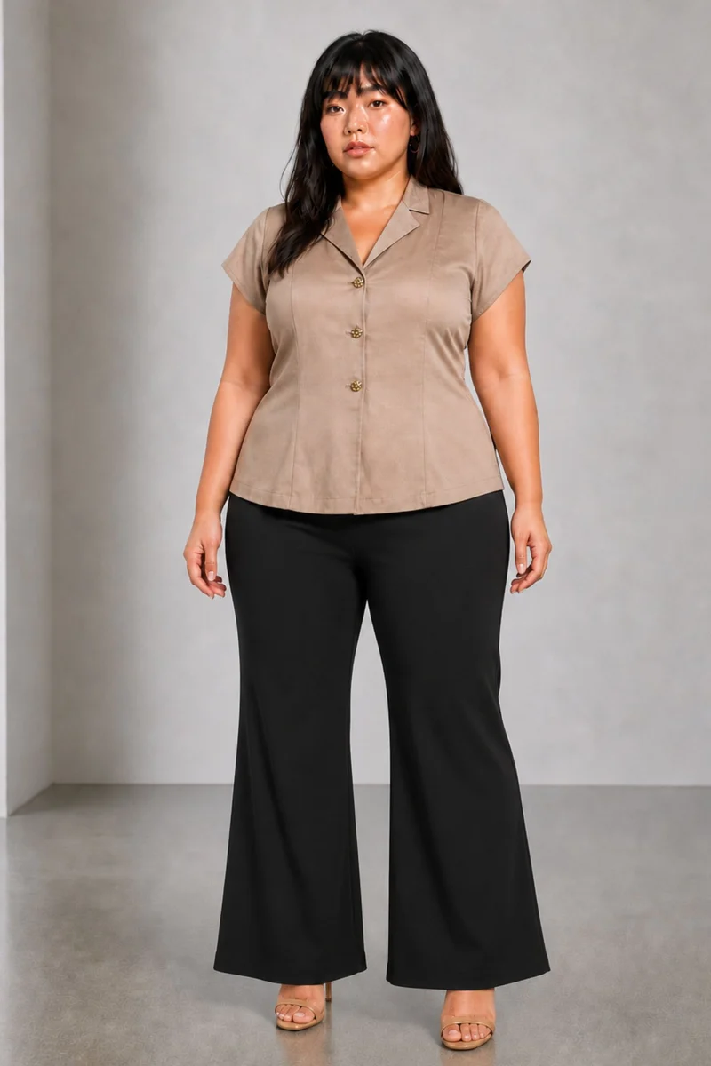 Noema|Cotton Notch Collar Shirt