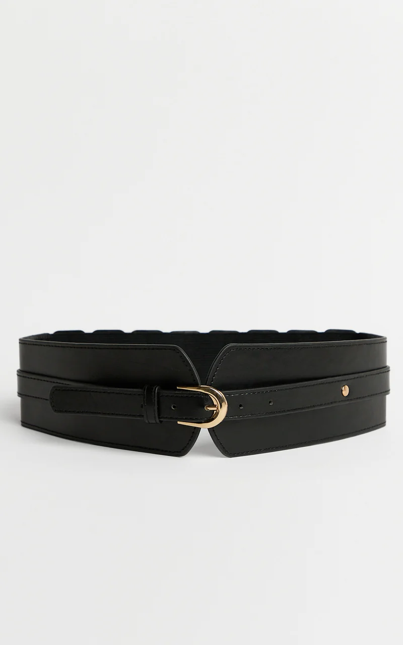 Jacqueline Belt - Corset Belt in Black